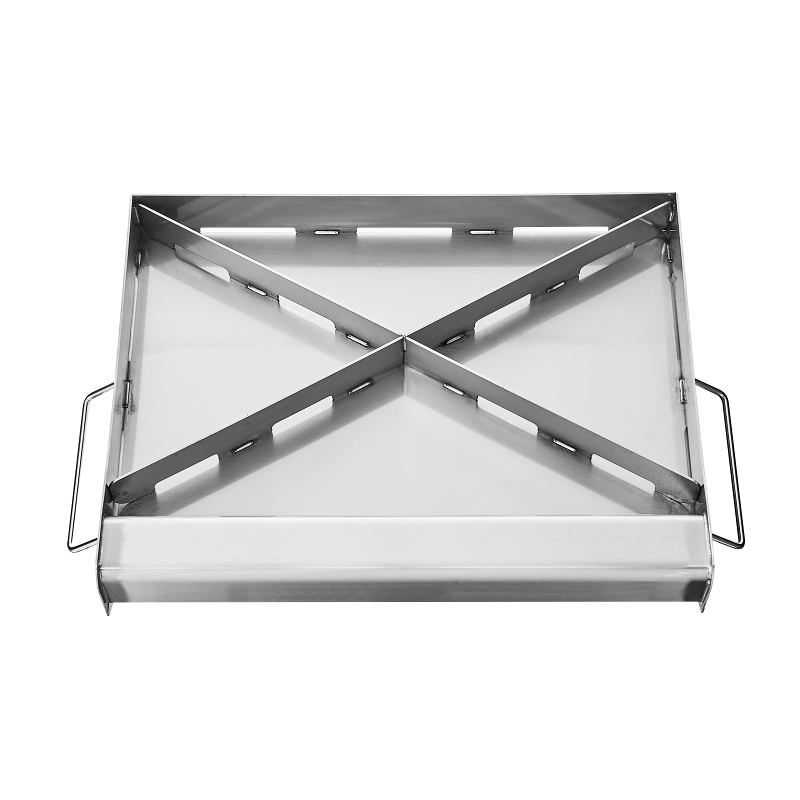 17x13 In Flat Top Griddle Stainless Steel Universal BBQ Grill Pan Cookware_voghion.com